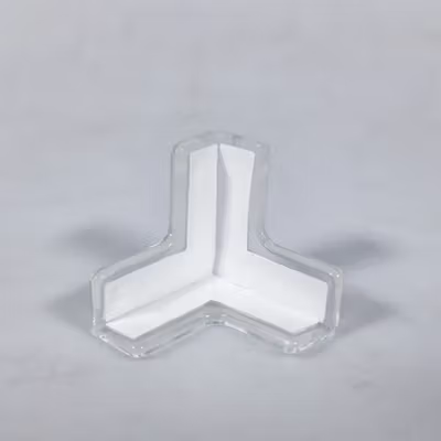 FUSHAN Pelindung Sudut Meja T-Shaped Corner Protector 10 PCS - FS33 - Transparent — gambar 2