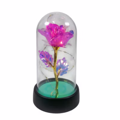 BOFEI Lampu Hias LED Mawar Beauty and The Beast Warm White 3000K 1 PCS - BF01 - Rose — gambar 2