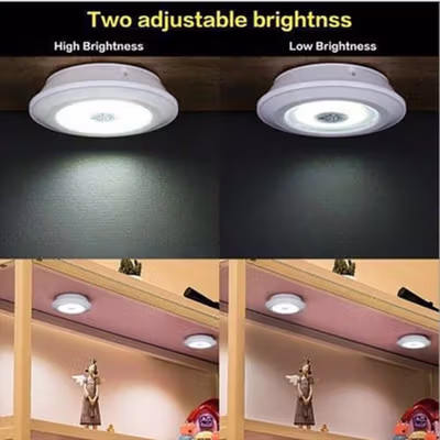 CANSHUO Lampu Mini LED Multifungsi Night Lamp Cool White 4.5V 3W 6 PCS - TD001 - White — gambar 2