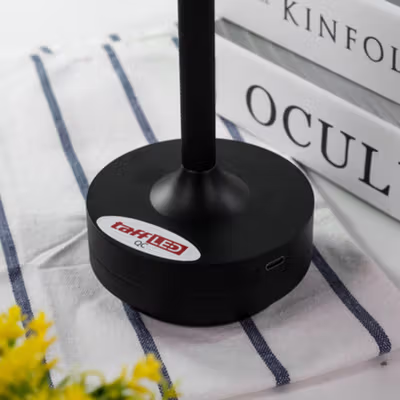 TaffLED Lampu Meja Hias Desk Lamp Restaurant Bar USB 3in1 Color - TW54 - Black — gambar 2