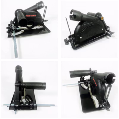 Taffware Stand Gerinda Tangan Adjustable 45 Bevel Saw 100-125mm - DB04 - Black — gambar 2