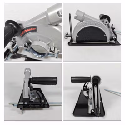 Taffware Stand Gerinda Tangan Adjustable 45 Bevel Saw 100-125mm - DB16 - Silver Black — gambar 2