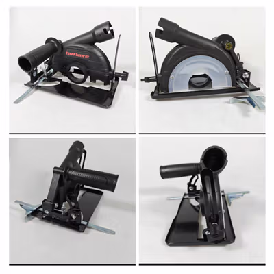 Taffware Stand Gerinda Tangan Adjustable 45 Bevel Saw 100-125mm - DH22 - Black — gambar 2