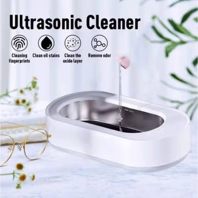 EraClean Mesin Pembersih Perhiasan Ultrasonic Sterilizer Box 270ml 10W - GA03 - White — gambar 2
