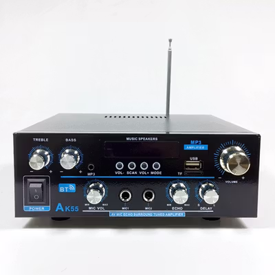 Dreamburgh Audio Amplifier Bluetooth HiFi 2 Channel Output 900W - AK55 - Black — gambar 2