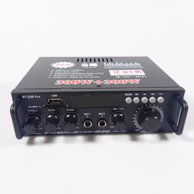 Nobsound Audio Amplifier Bluetooth 5.0 HiFi 2 Channel Output - BT-298 Pro - Black — gambar 2