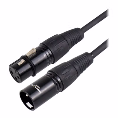 TaffSTUDIO Kabel XLR M/F OFC Microphone Karaoke Shielded 5M - BOF30 - Black — gambar 2