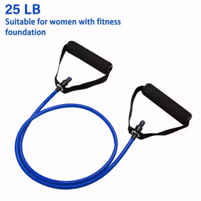 ARMS Tali Stretching Olahraga Yoga Fitness Portable Resistance Band - AR403 - Blue — gambar 2