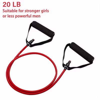 ARMS Tali Stretching Olahraga Yoga Fitness Portable Resistance Band - AR403 - Red — gambar 2