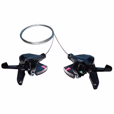 TaffSPORT Advent Shifter Break Operan Gigi Sepeda 3x8 Speed 2 PCS - SL-M310 - Black — gambar 2