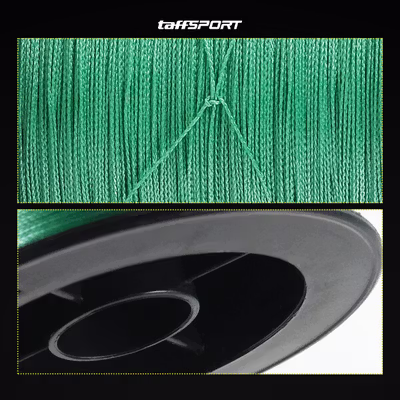 TaffSPORT Senar Tali Benang Pancing Fishing Line PE Braided 300M 5.0 - TF102 - Green — gambar 2
