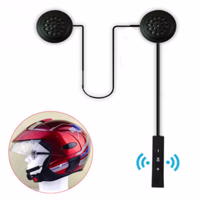 Vnetphone Headset Helm Bluetooth Handsfree Call Music Motor 180mAh - BT8 - Black — gambar 2