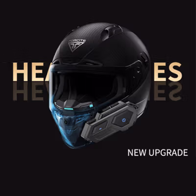 VR Robot Headset Helm Bluetooth Handsfree Call IP65 1000mAh - C8 - Black — gambar 2