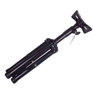 TaffSTUDIO Floor Tripod Stand Speaker Audio System 1.2M - CZS60100 - Black — gambar 2