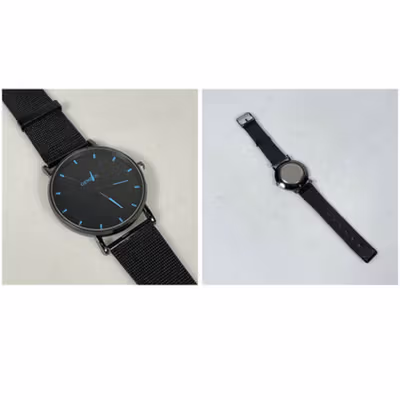 GENEVA Jam Tangan Analog Pria - JH24 - Black — gambar 2