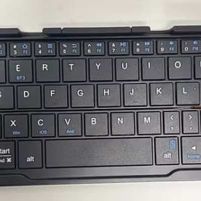 B.O.W Keyboard Lipat Foldable Bluetooth Silent Keys 160mAh - HB199 - Black — gambar 2