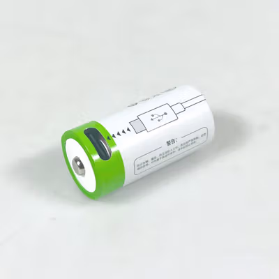 Doublepow Baterai Isi Ulang CR123A Li-Ion USB Type C 500mAh 3.7V 1 PCS - DP-1850 - White — gambar 2