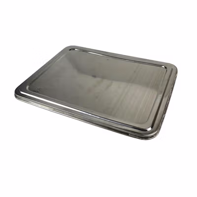Januel Kotak Makan Fast Food Tray Container Stainless Steel 304 5 Grid - Jn71 - Silver — gambar 2