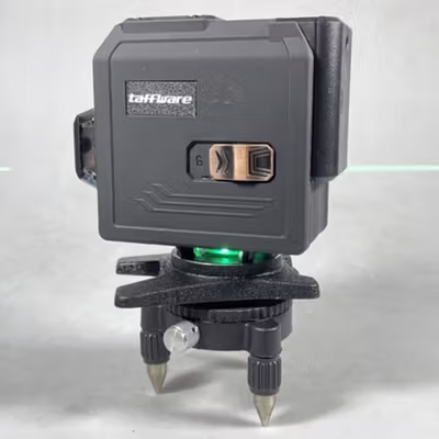 Taffware Laser Level 4in1 Color 3D 12 Line Alarm Powerful Beam - CT3 - Black — gambar 2