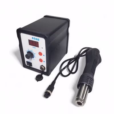 Taffware 858D Desoldering Heat Gun dengan Station 220V 750W - Black — gambar 2