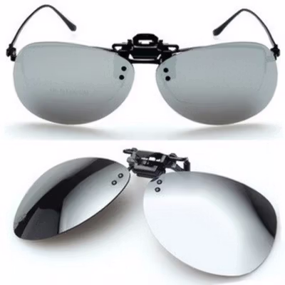 Lensa Klip Kacamata Anti Silau Clip-on Polarized Sunglasses - Y16211 - Black/Black — gambar 3