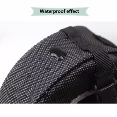 B-SOUL Tas Sepeda Saddle Bike Bag Oxford 600D Waterproof Reflektif - Black — gambar 3