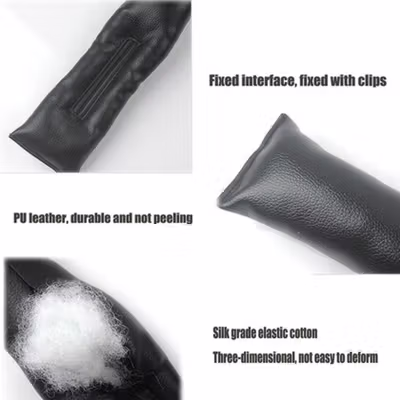 Car Seat Gap Filler Pembatas Tempat Duduk Mobil - Q162 - Black — gambar 3