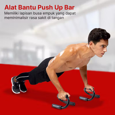 TaffSPORT Handle Push Up Model S - HY1303-006 - Black — gambar 3