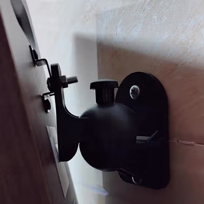 WELSBERG Bracket Universal Sound Speaker Wall Mount 1 Pair - SW-03B - Black — gambar 3