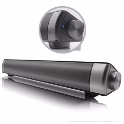 Portable Bluetooth Soundbar Home Theater with Remote Control - LP-S08 - Black — gambar 3