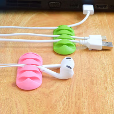 Striveday Klip Kabel Organizer Cable Clip - KR-8005 - Multi-Color — gambar 3