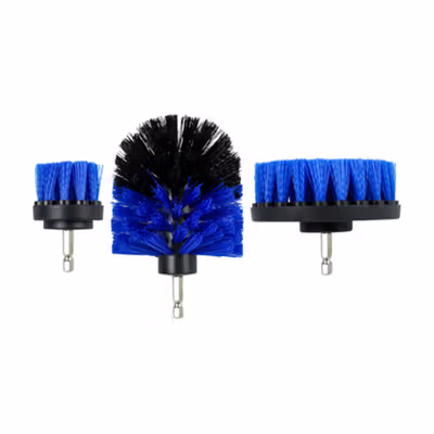 MSHIER Kepala Sikat Bor Elektrik Power Cleaning Head 3 PCS - DB003 - Blue — gambar 3