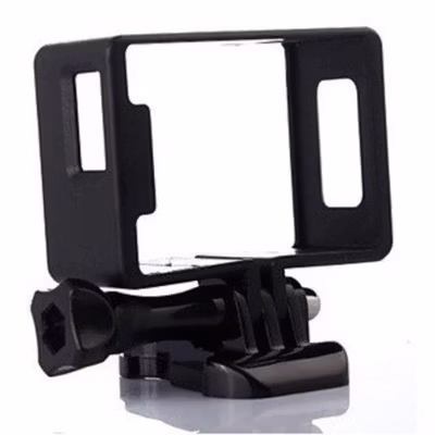 Plastic Side Frame Case for SJCAM SJ4000 EKEN H9 H9R Pro Action Camera - Black — gambar 3