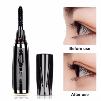 Eyecurl Alat Pelentik Bulu Mata Electric Eyelash Curler - D1801 - Black — gambar 3