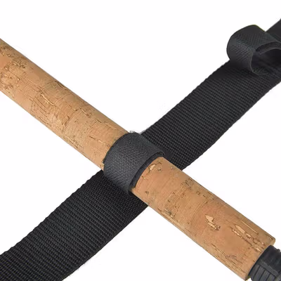 BOOMS Tali Joran Pancing Mobil Fishing Car Extension Strap - BFRMVRC - Black — gambar 3