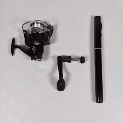 Mini Portable Extreme Pen Fishing Rod Length 1M - YL100 - Black — gambar 3
