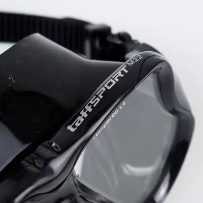 TaffSPORT Kacamata Selam Scuba Diving Snorkeling - M22 - Black — gambar 3