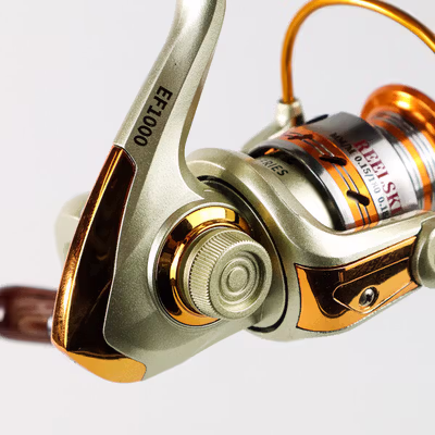 YUMOSHI REELSKING Reel Pancing Spinning Fishing Reel 5.5:1 1000 - EF1000 - Silver — gambar 3