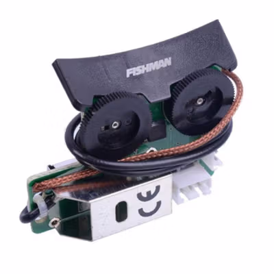 FISHMAN Gitar Pickup System dengan Onboard Preamp System - VT1 - Black — gambar 3