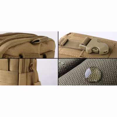 Airsson Tas Pinggang Mini Tactical Waistbag Army Look - JSH1525 - Army Green — gambar 3