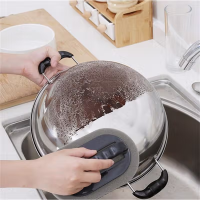 Strongwell Brush Pembersih Karat Besi Nano Melamine Magic Sponge - SW901 - Black — gambar 3