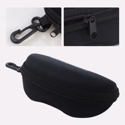 TaffSPORT Kotak Kacamata EVA Hardcase Protector Waterproof - JL-10028 - Black — gambar 3