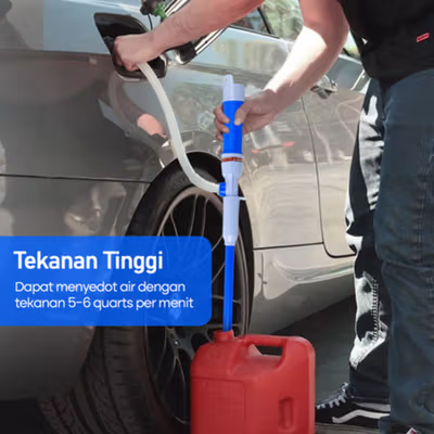 Flexcom Pompa Cairan Oli Minyak Water Liquid Transfer Pump - JT-600 - Blue — gambar 3