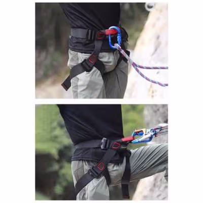 XINDA Safety Belt Universal Half Body Harness Durable Polyester - XD-A9501 - Black — gambar 3