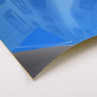 SOLEDI Sticker Dekorasi Dinding Reflection Mirror PVC 50x100cm - SL02 - Silver — gambar 3