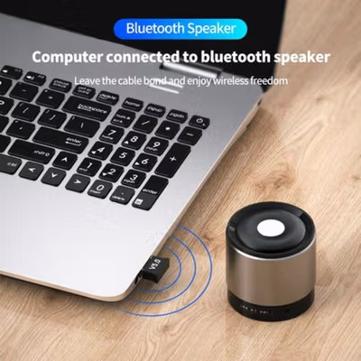 Rovtop Mini Bluetooth 5.0 Receiver Dongle - ROV-408 - Black — gambar 3