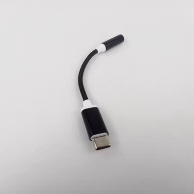 Kabel Adaptor USB Type C ke 3.5mm Audio Port Braided - PJ1645-01 - Black — gambar 3
