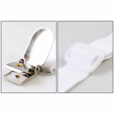 HILIFE Penjepit Clip Sprei Kasur Elastic Band Holder 4 PCS - 200TC - White — gambar 3