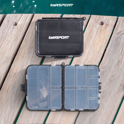 TaffSPORT Box Kotak Perkakas Kail Pancing Waterproof Case - Q041 - Black — gambar 3