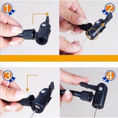 TaffSPORT Pompa Sepeda Portable Light Mini Floor Pump Aluminium - PM02 - Golden — gambar 3